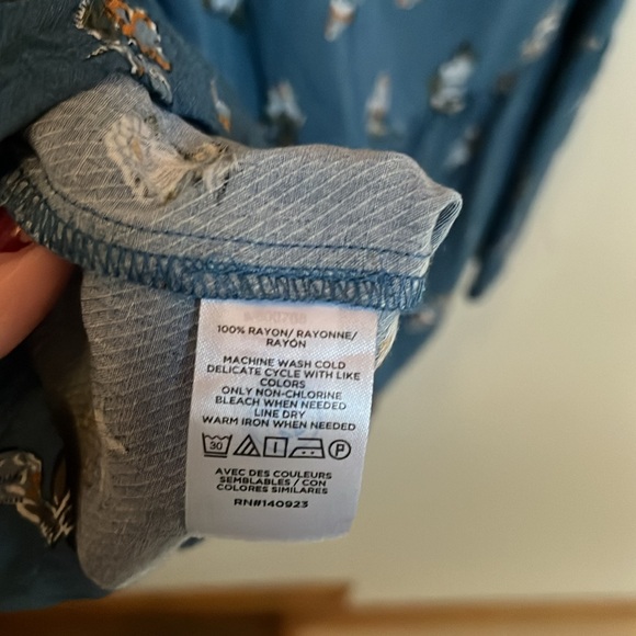 Loft cropped floral blouse - Picture 4 of 4